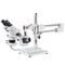 Amscope 3.5X-45X Binocular Boom-Arm Stereo Microscope, Fluorescent Ring Light, 5MP USB 3 C-mount Camera SM-4BX-FRL-5M3 - alternate 1
